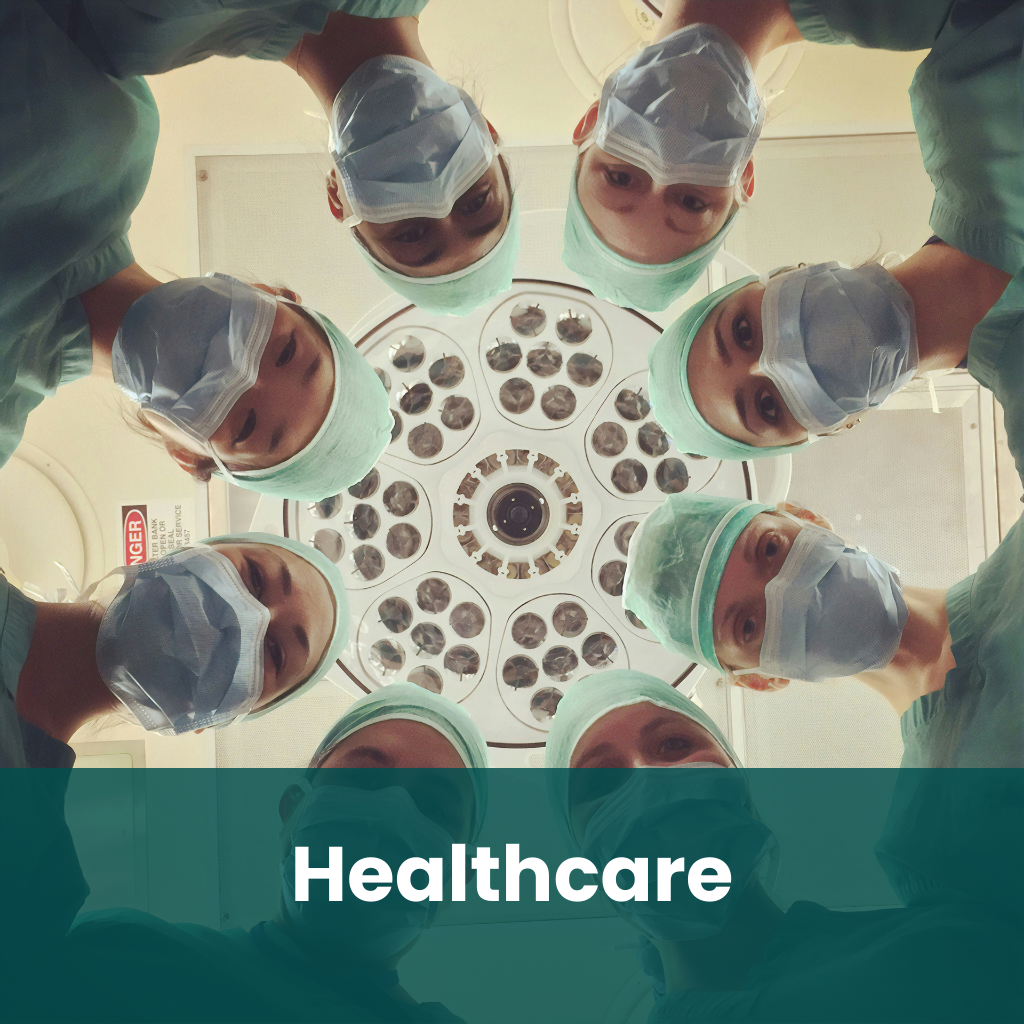 Accrulyn Illustration of Healthcare Industry showcasing nurses.